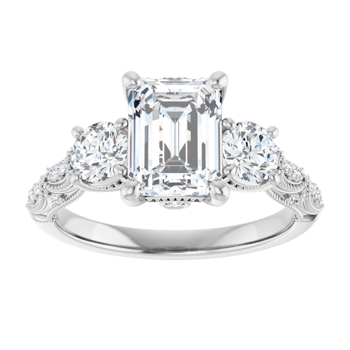 Three-Stone Engagement Ring