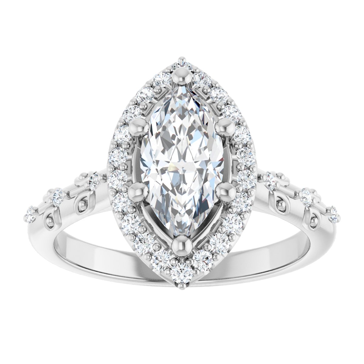 Halo-Style Engagement Ring