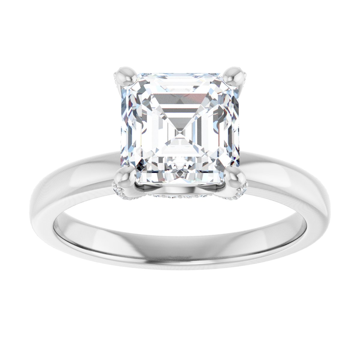 Accented Engagement Ring