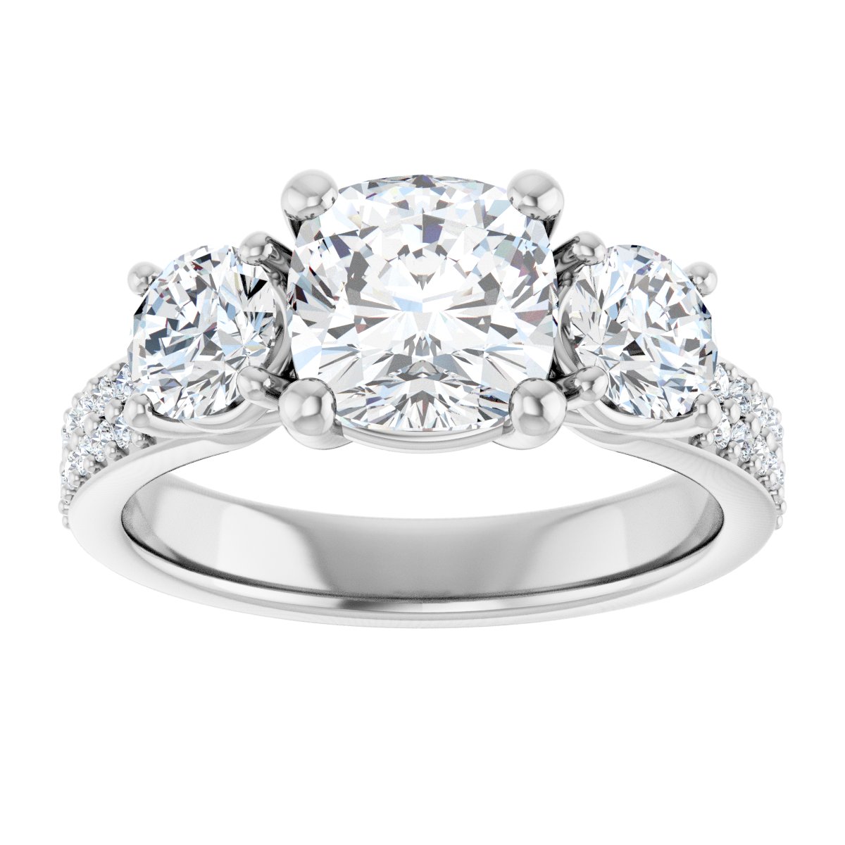 Three-Stone Engagement Ring