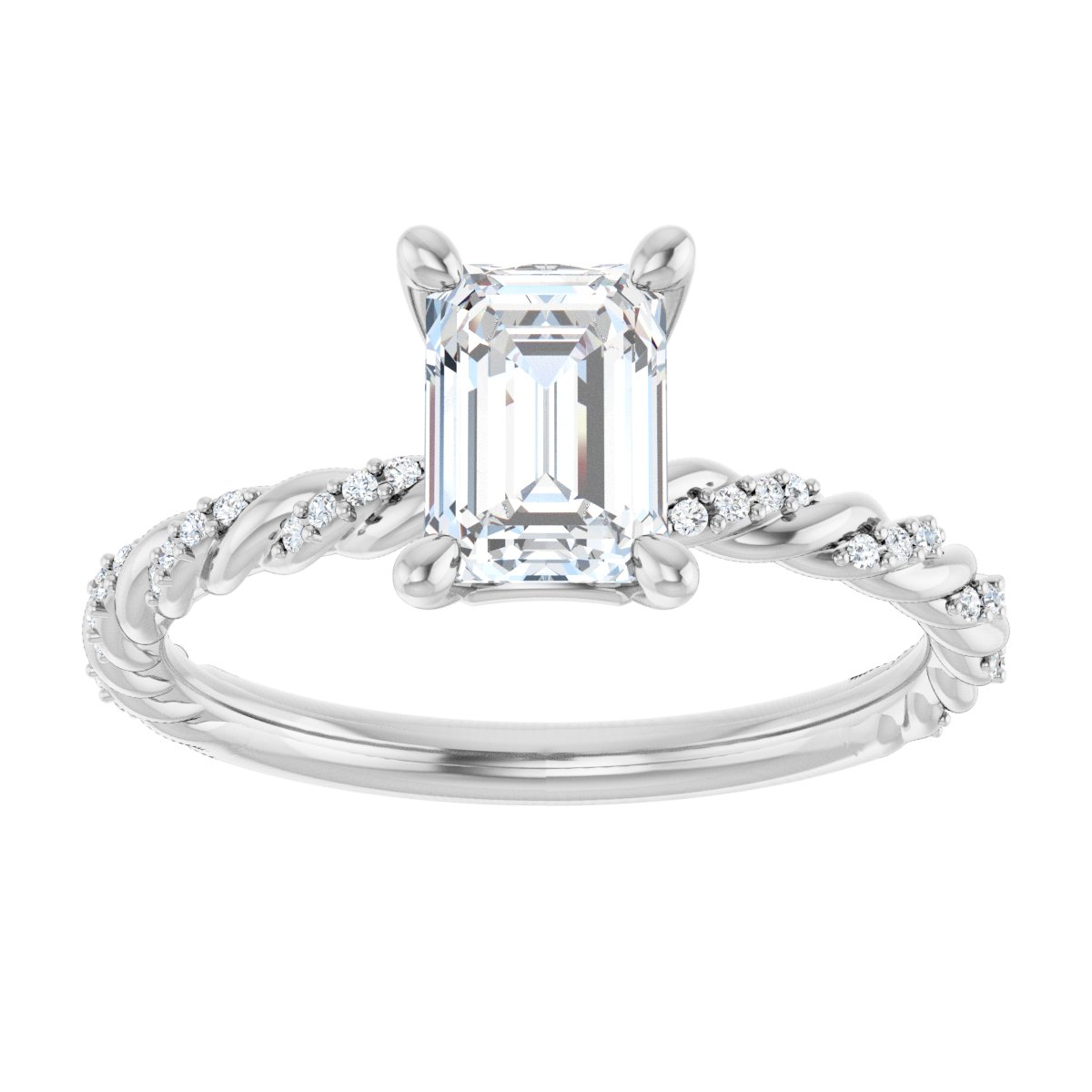 Accented Engagement Ring