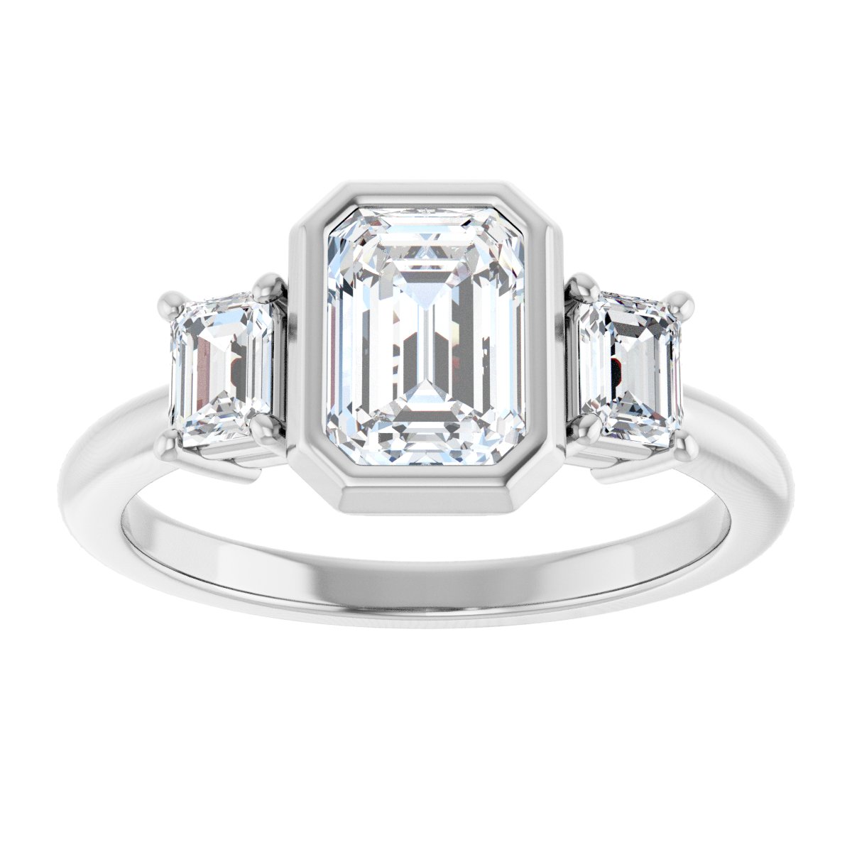 Three-Stone Engagement Ring
