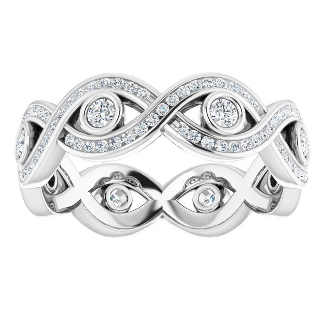 Diamond Evil Eye Ring