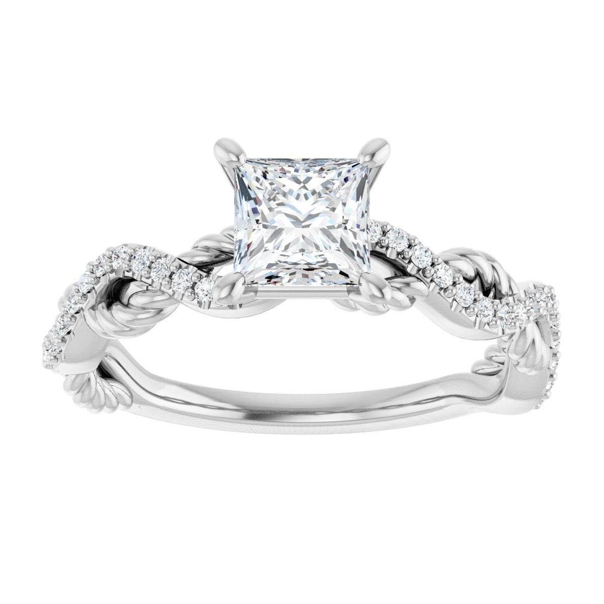 Accented Engagement Ring