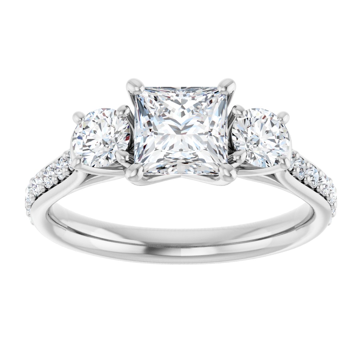 Three-Stone Engagement Ring