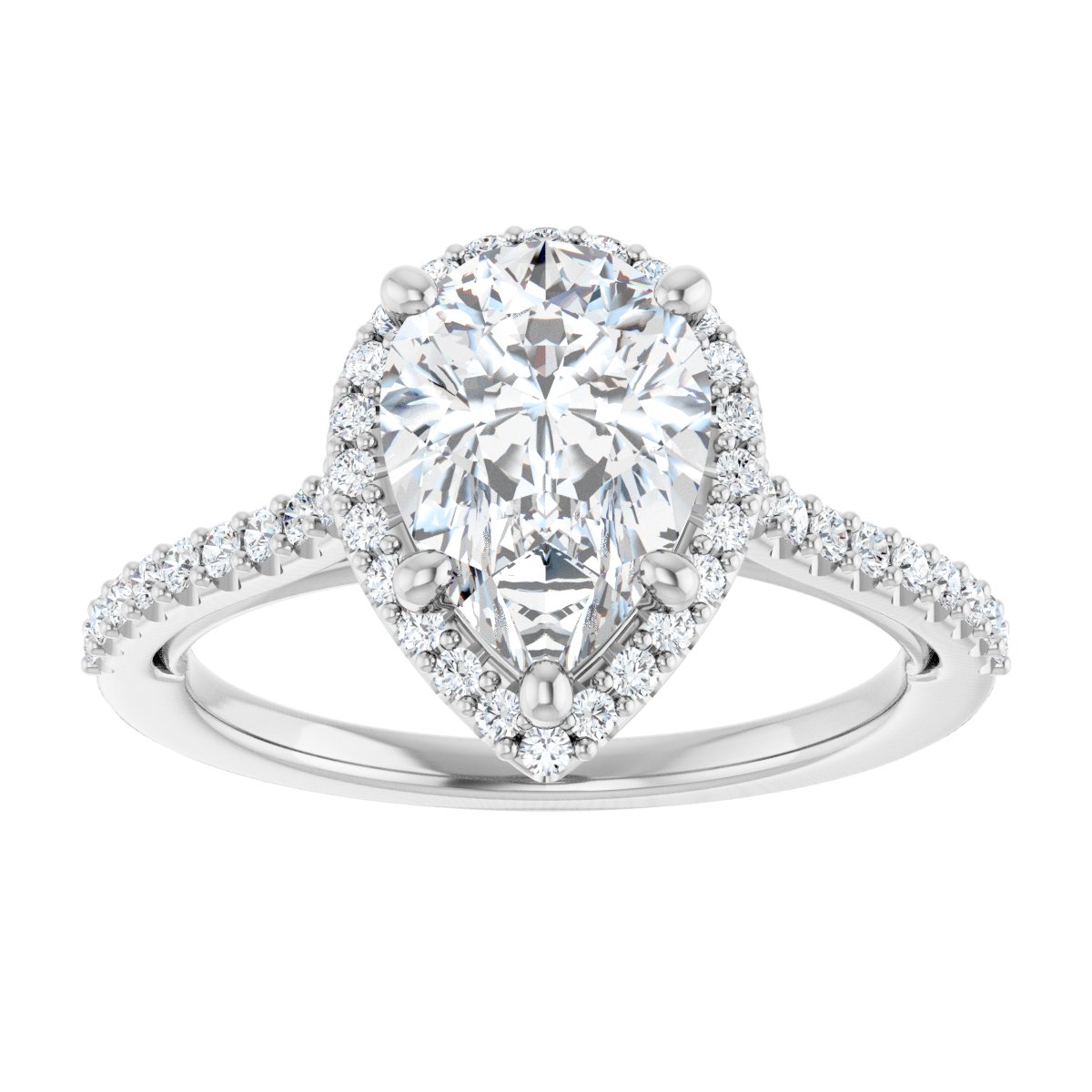 Halo-Style Engagement Ring