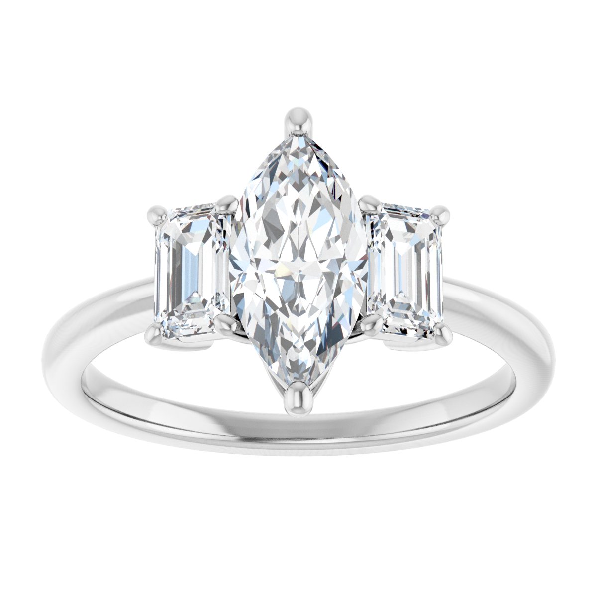 Three-Stone Engagement Ring