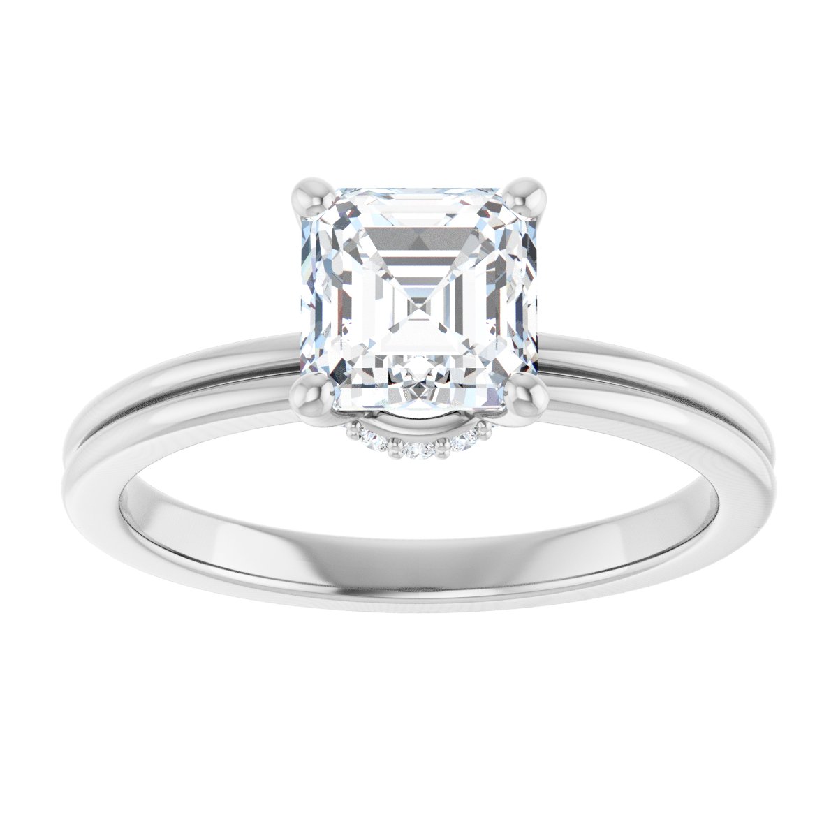 Accented Engagement Ring