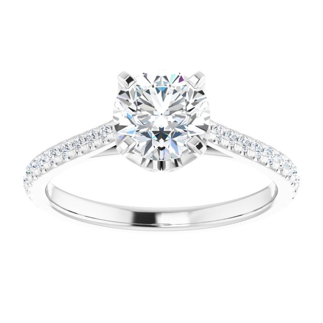 French-Set Engagement Ring or Band