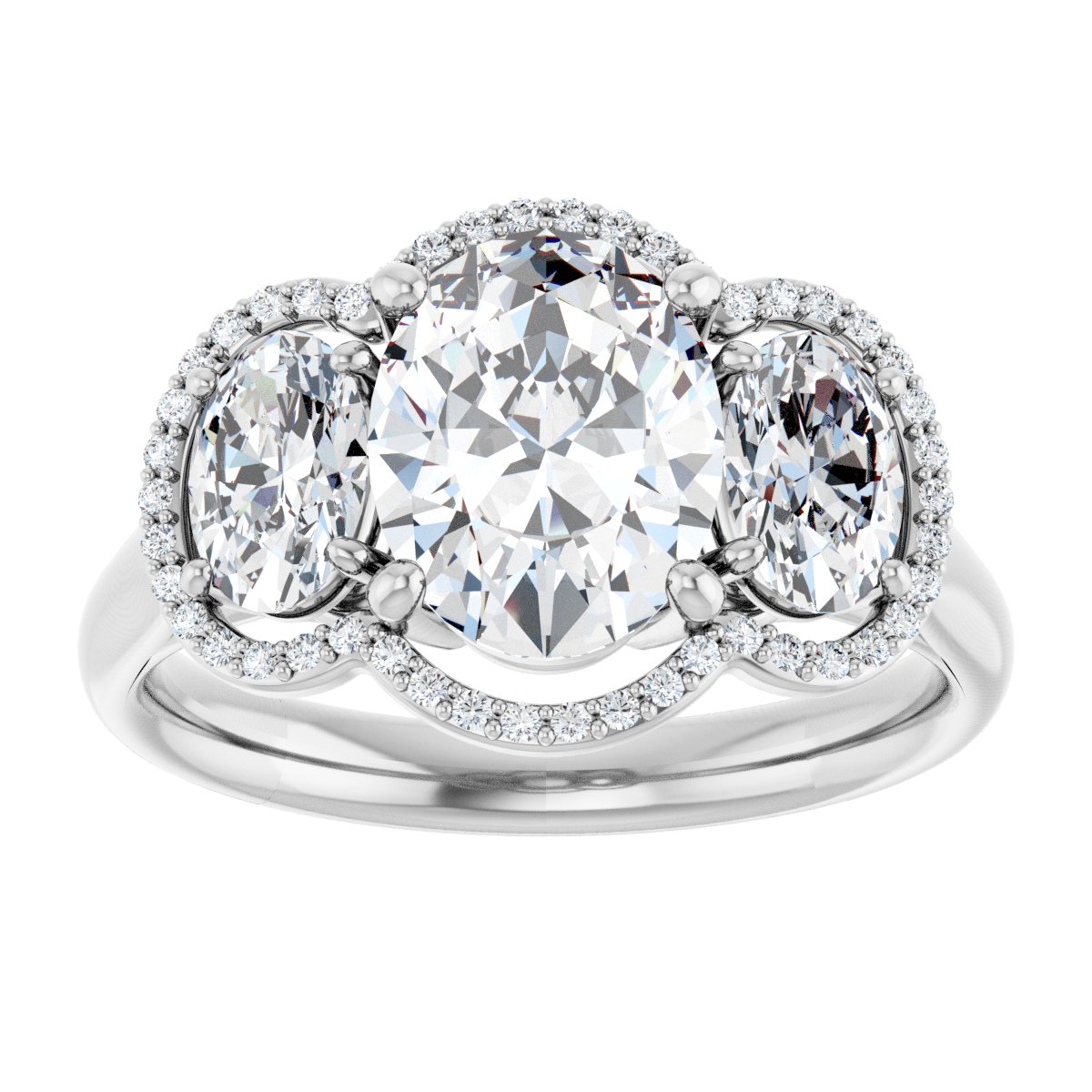 Three-Stone Engagement Ring