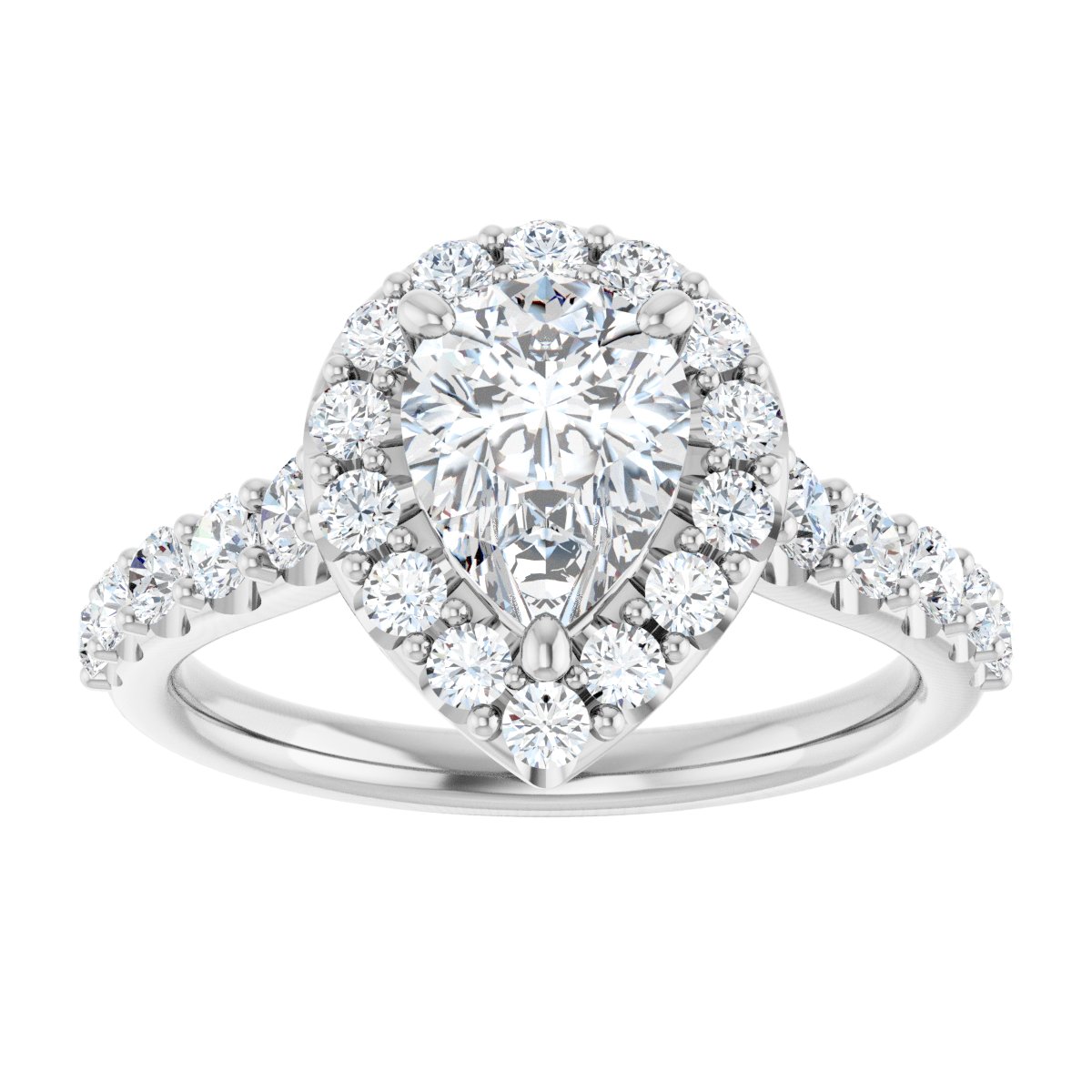 Halo-Style Engagement Ring