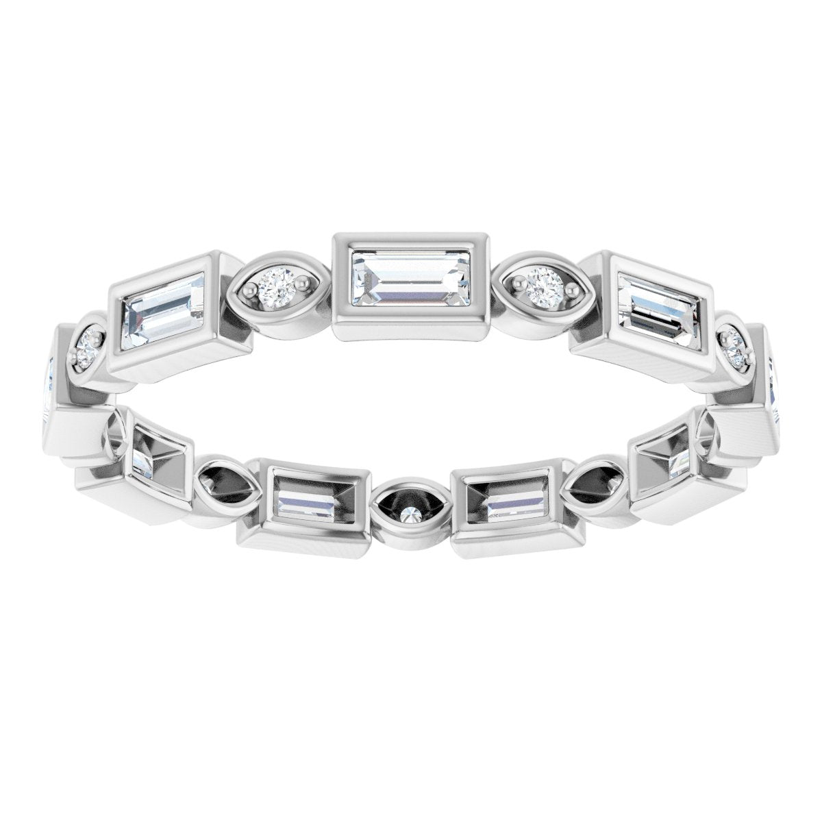 Eternity Band - Straight Baguette