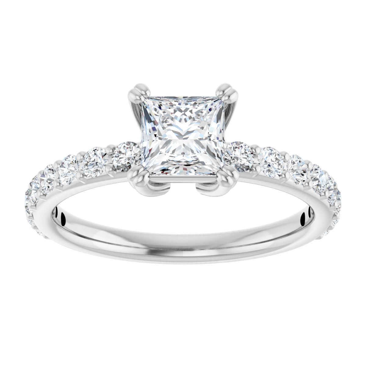 Accented Engagement Ring