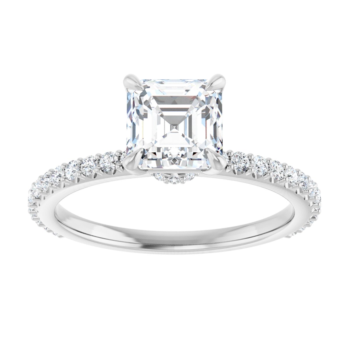 Accented Engagement Ring
