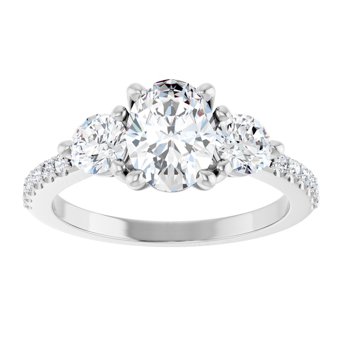 Three-Stone Engagement Ring