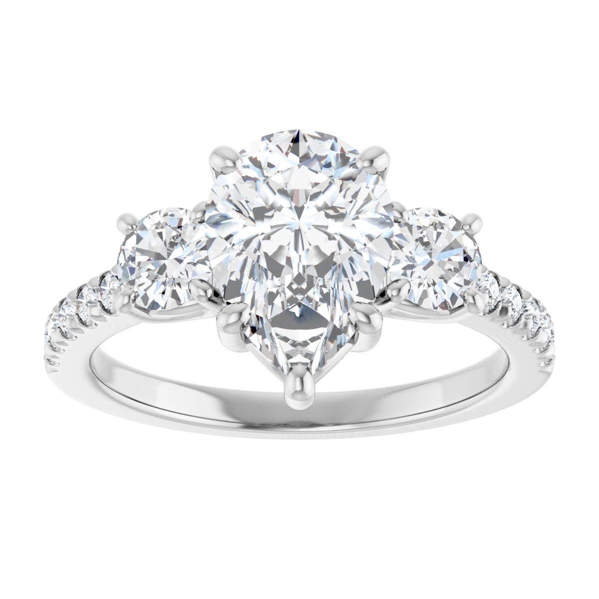 Three-Stone Engagement Ring