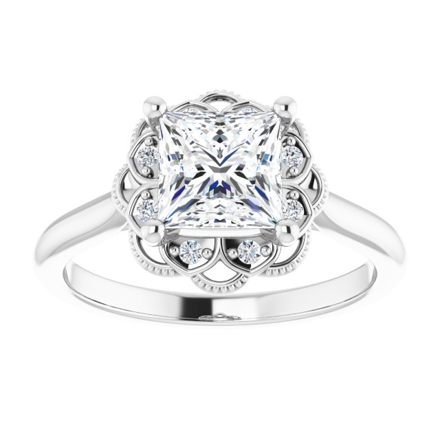 Halo-Style Engagement Ring