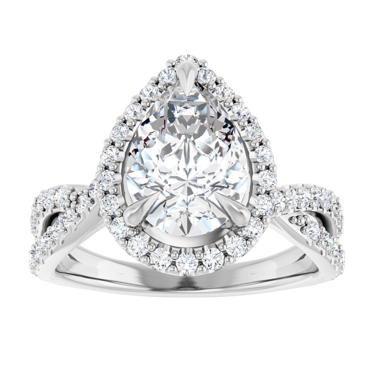 Halo-Style Engagement Ring