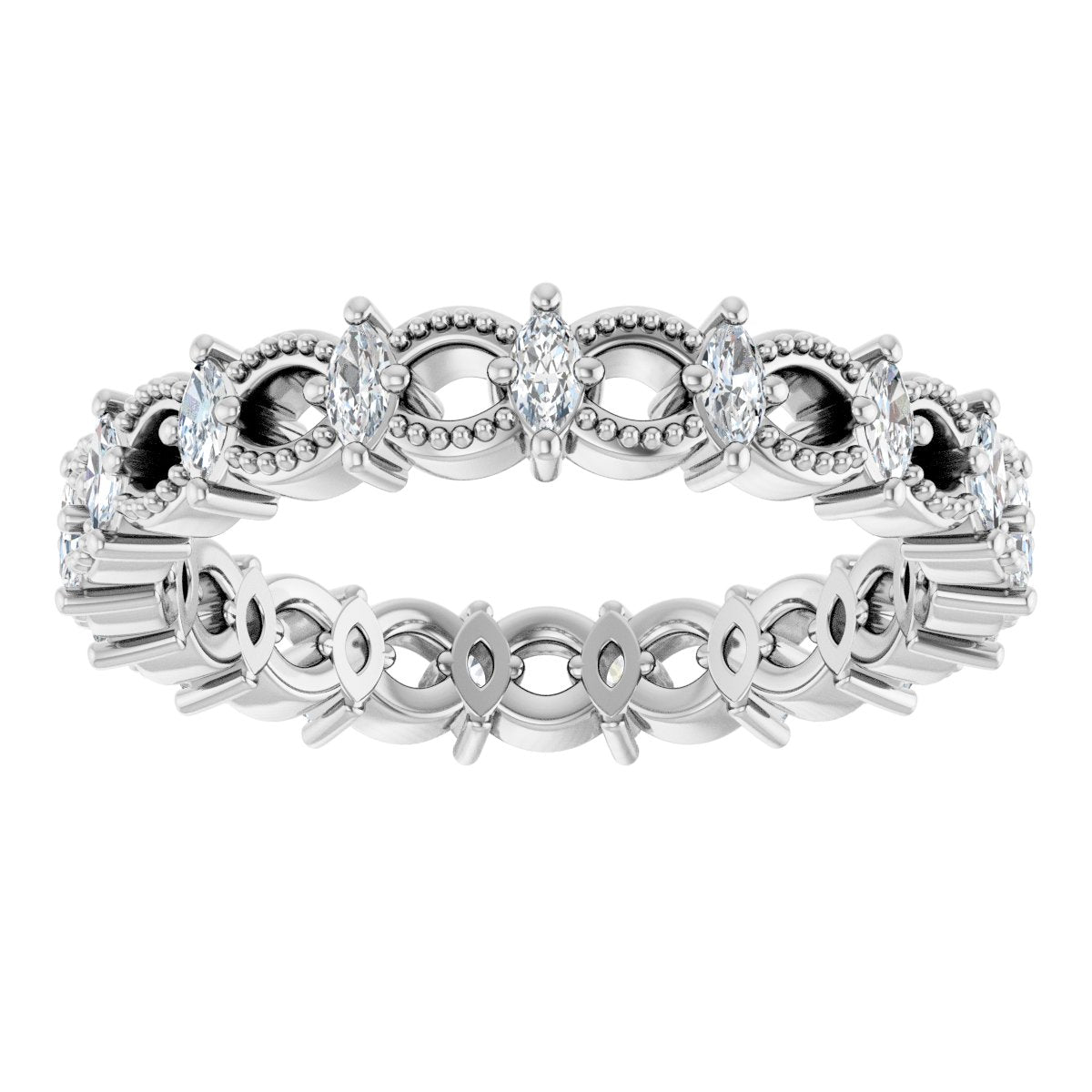 Accented Band - Marquise