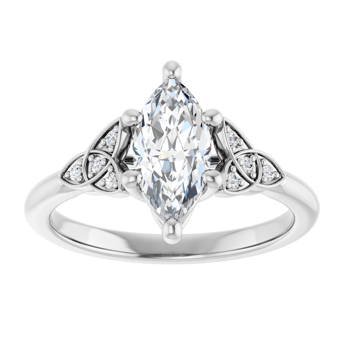 Accented Engagement Ring