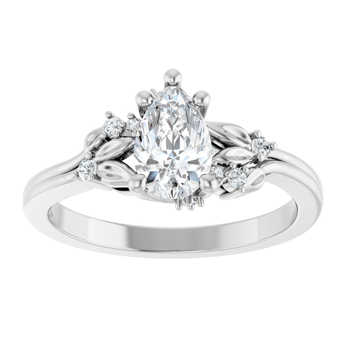 Accented Engagement Ring