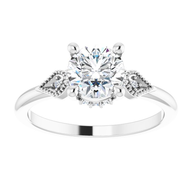 Halo-Style Engagement Ring or Band