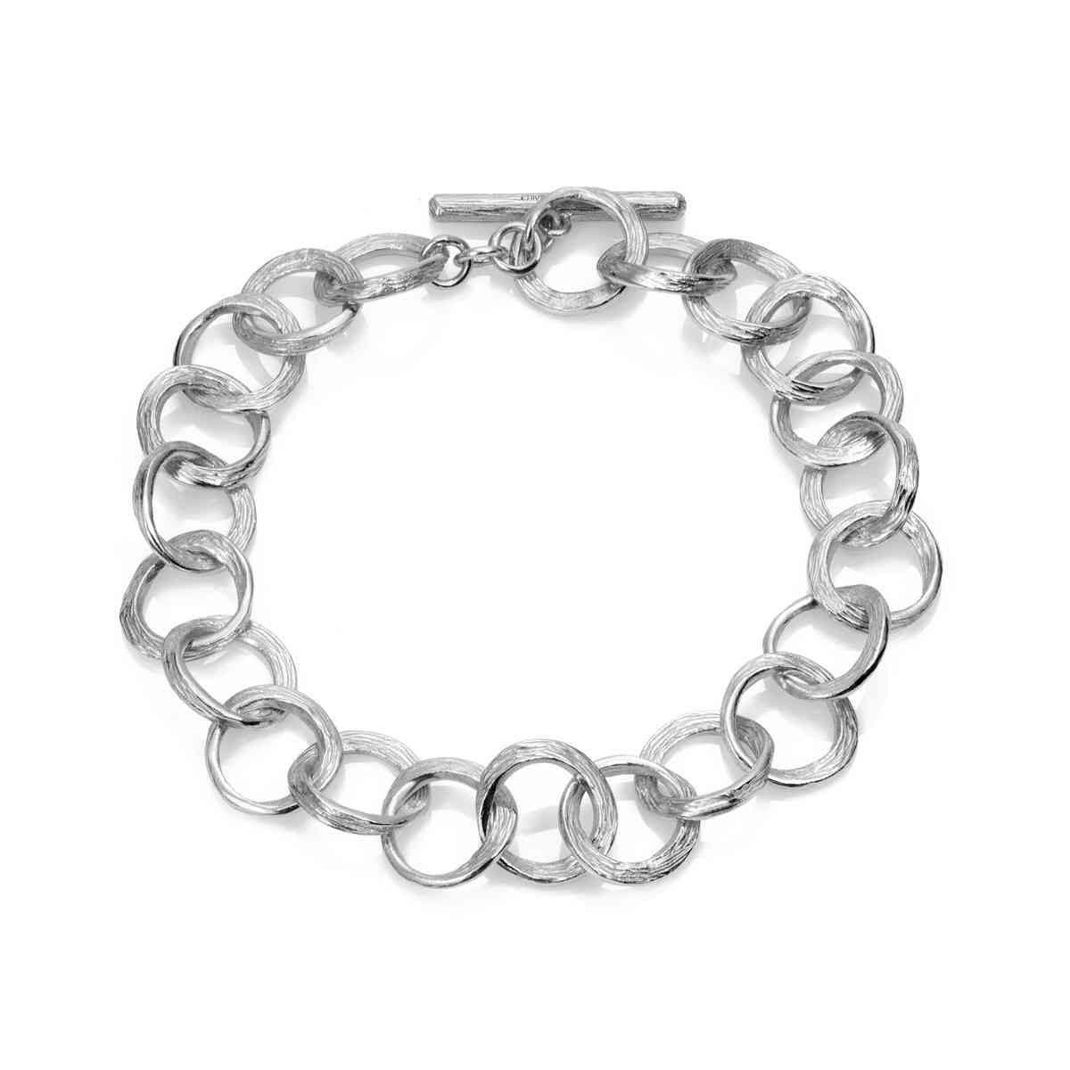 Sterling Florence Link Bracelet