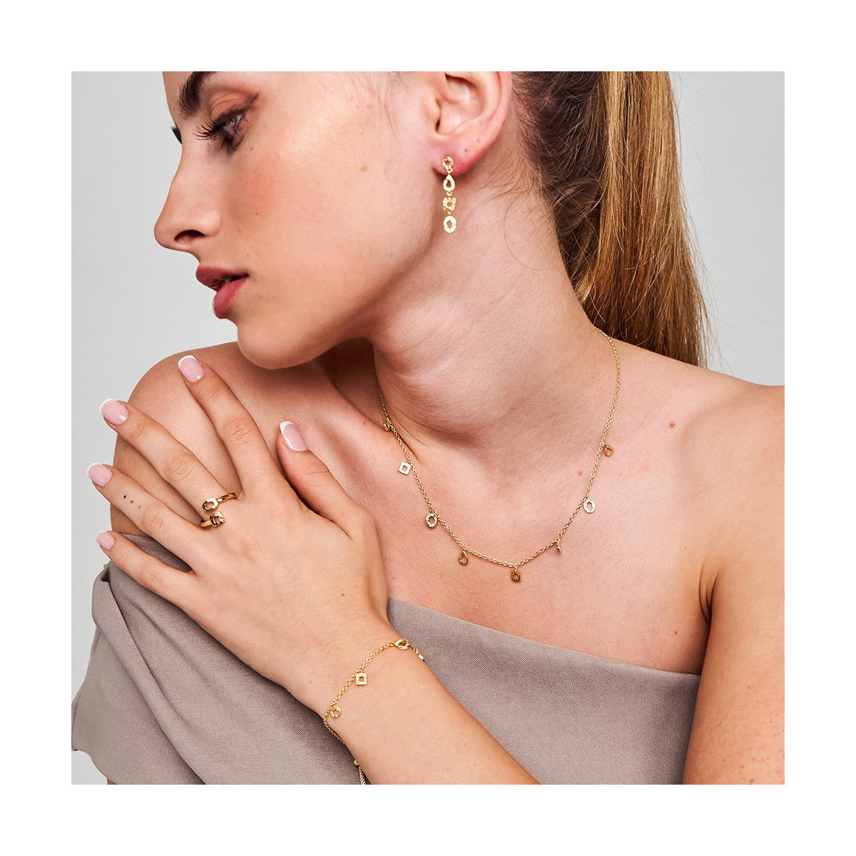 Geometric Sterling Bracelet