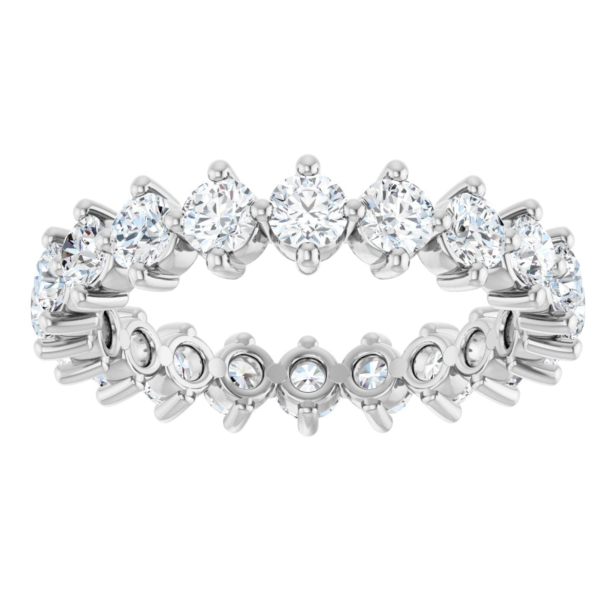 Crown Prong Eternity Band