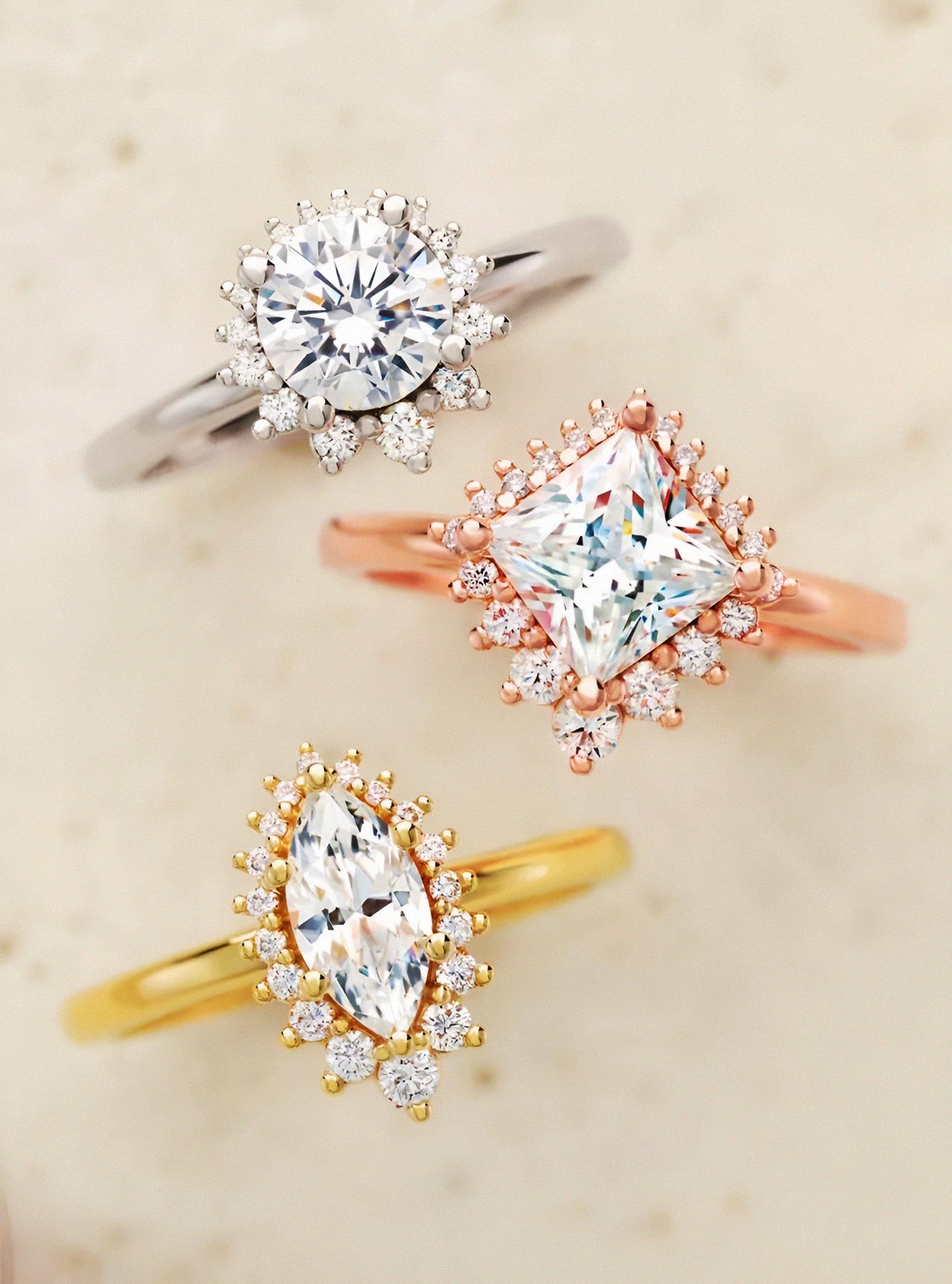 Halo Engagement Rings