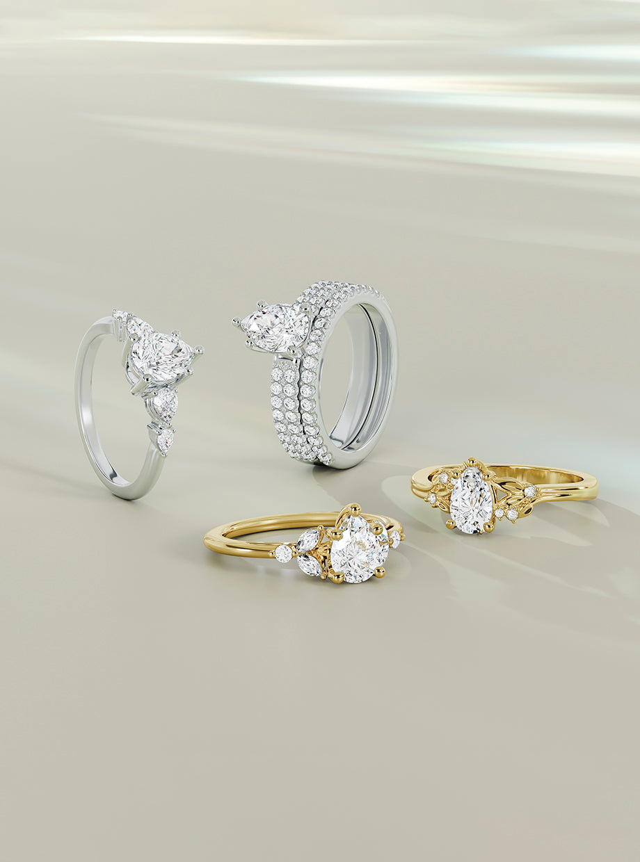 Side Stones Engagement Rings