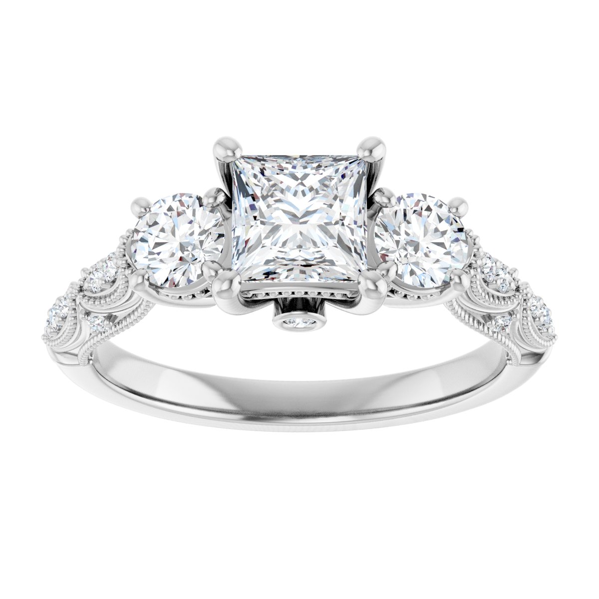 Three-Stone Engagement Ring