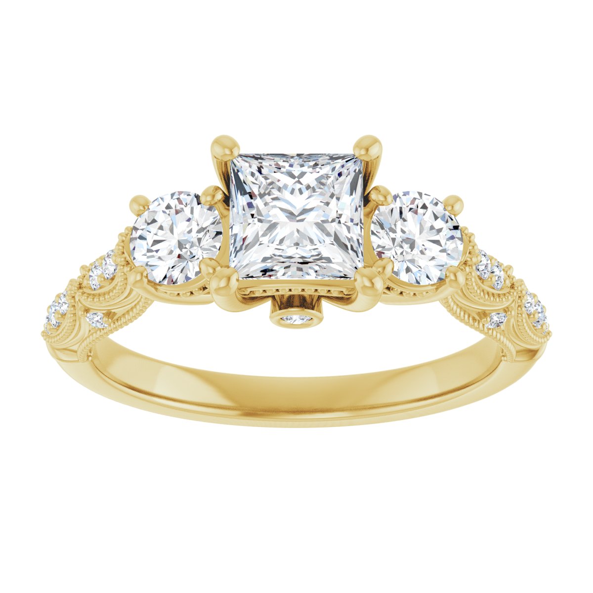 Three-Stone Engagement Ring