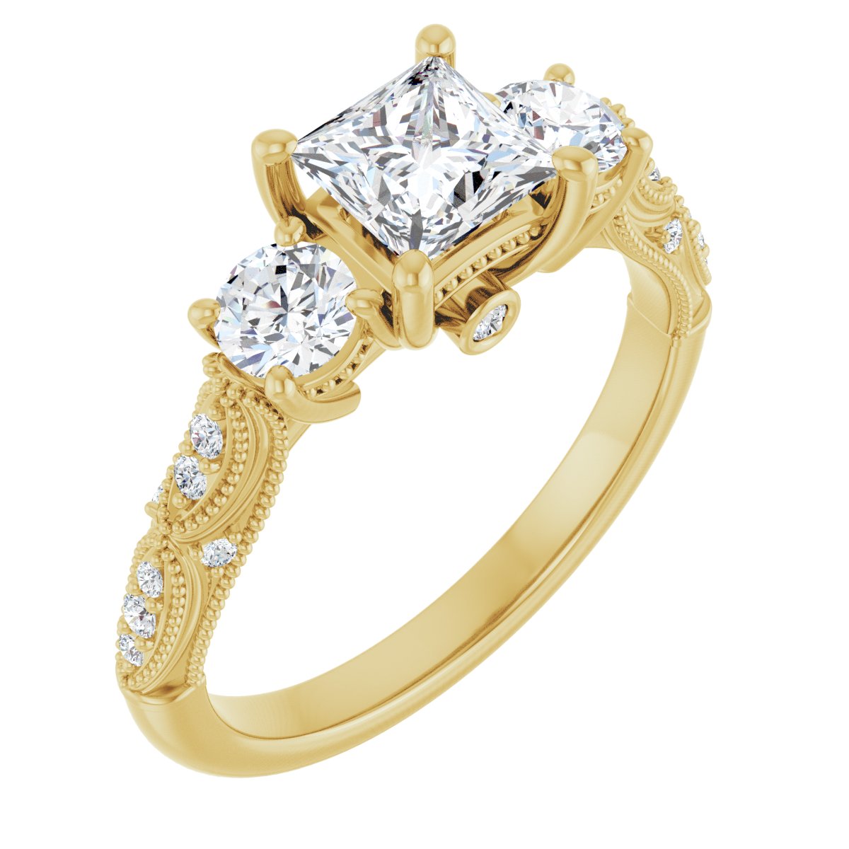 Three-Stone Engagement Ring