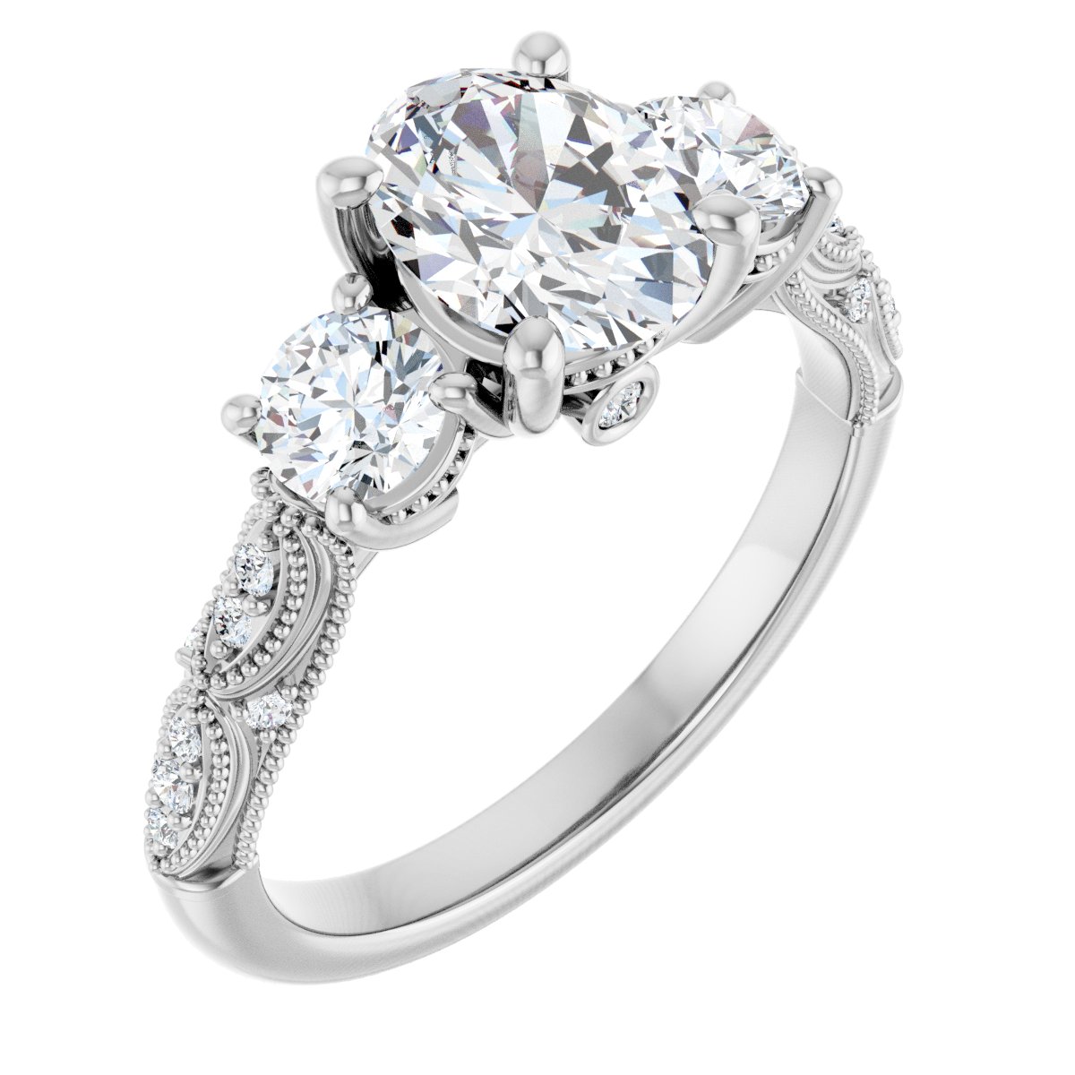 Three-Stone Engagement Ring