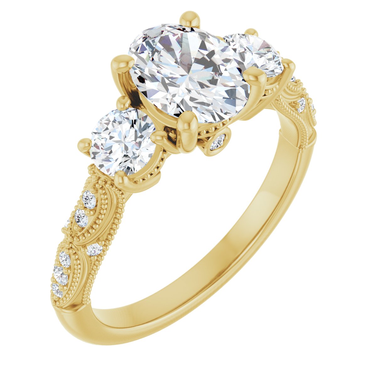 Three-Stone Engagement Ring