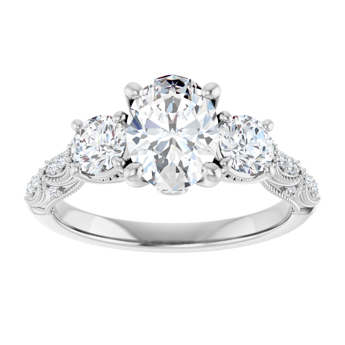 Three-Stone Engagement Ring