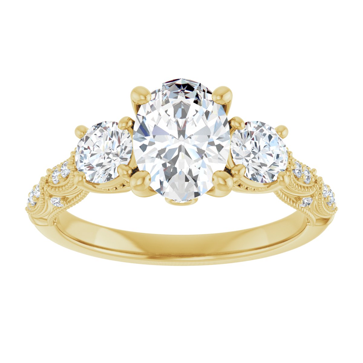 Three-Stone Engagement Ring