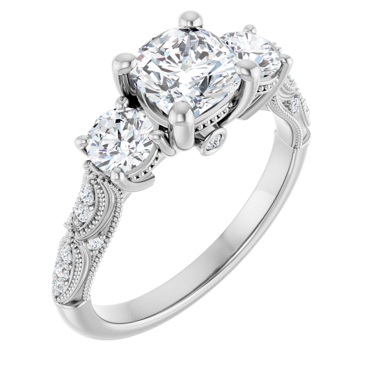Three-Stone Engagement Ring