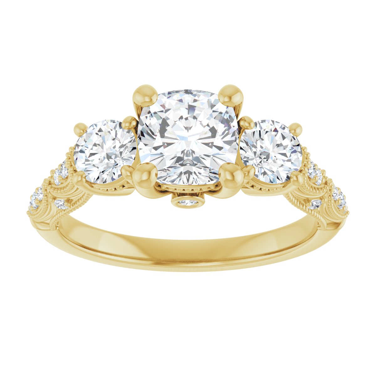 Three-Stone Engagement Ring