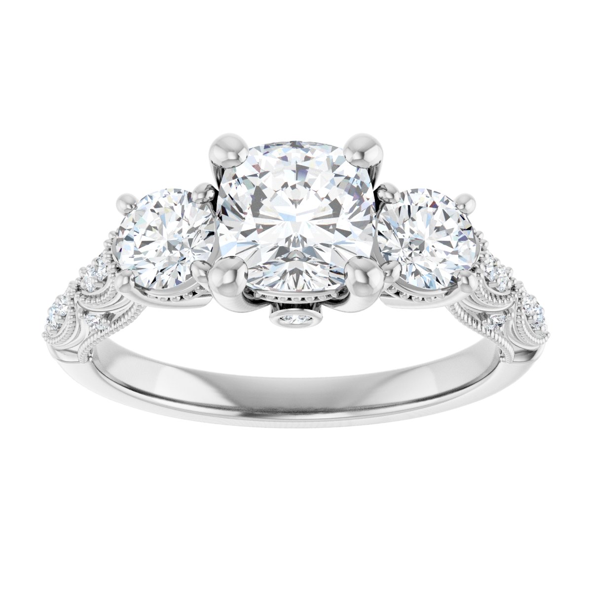Three-Stone Engagement Ring