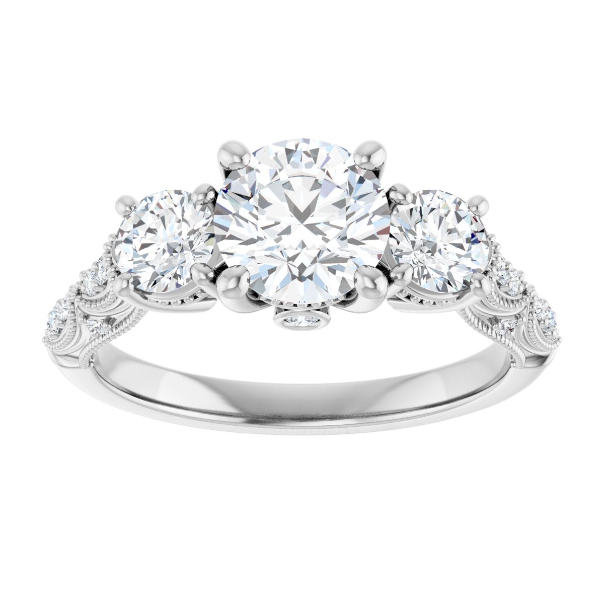 Three-Stone Engagement Ring