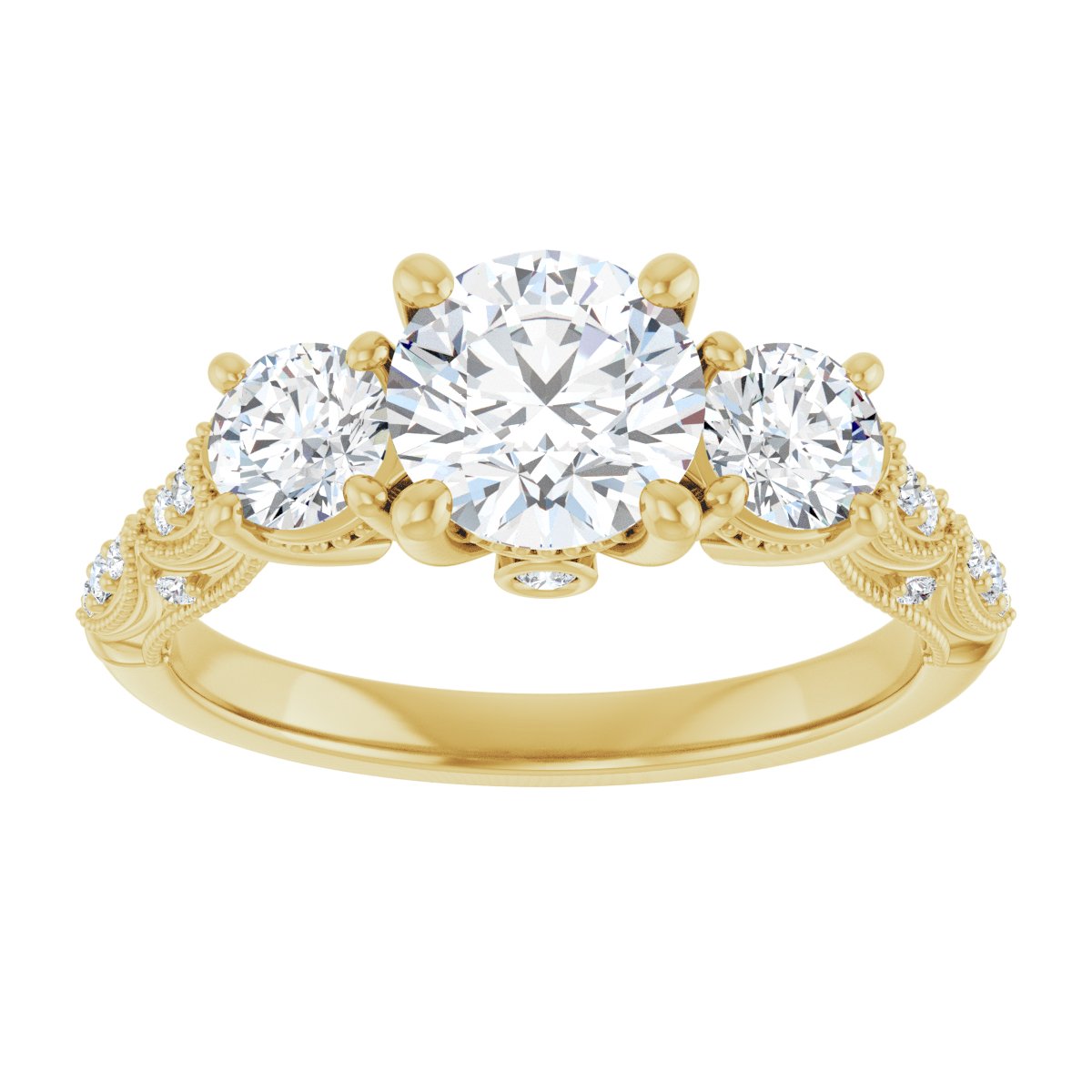 Three-Stone Engagement Ring