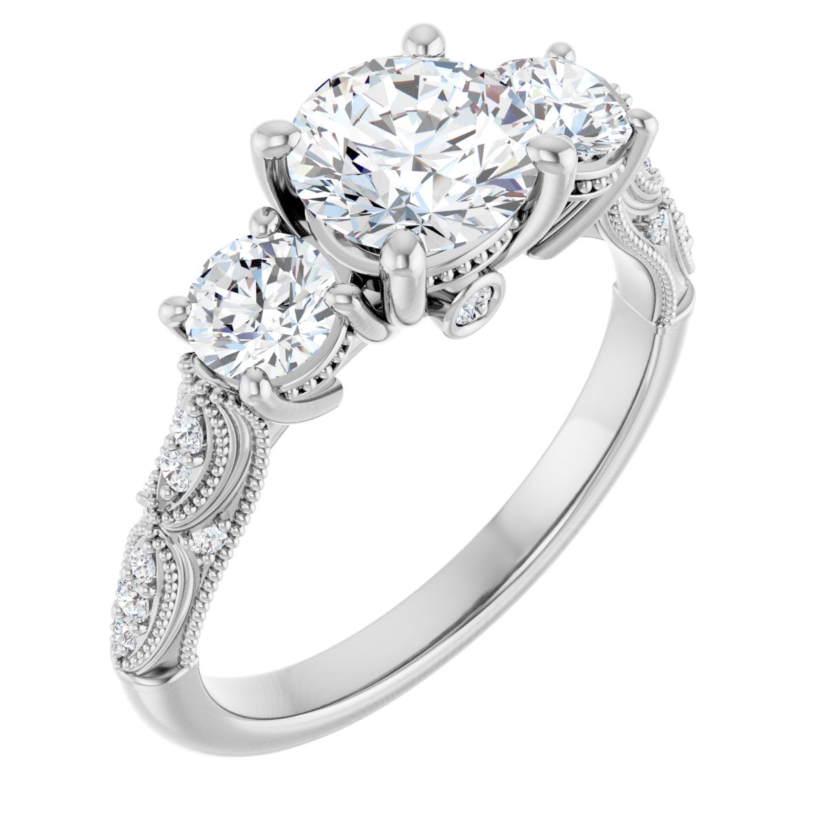 Three-Stone Engagement Ring