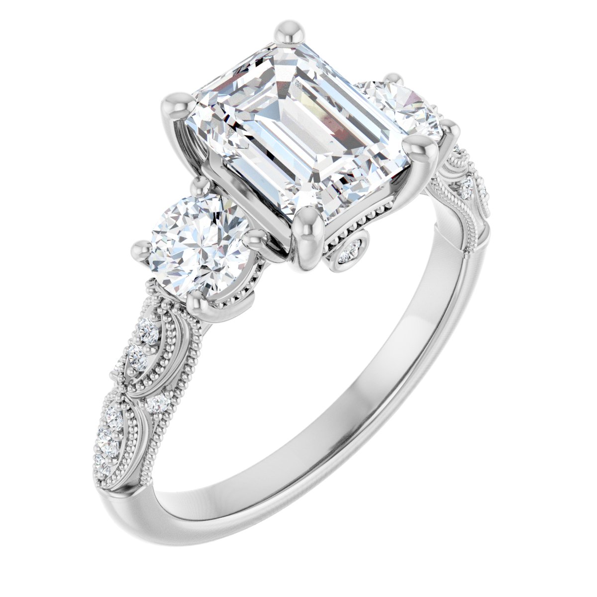 Three-Stone Engagement Ring
