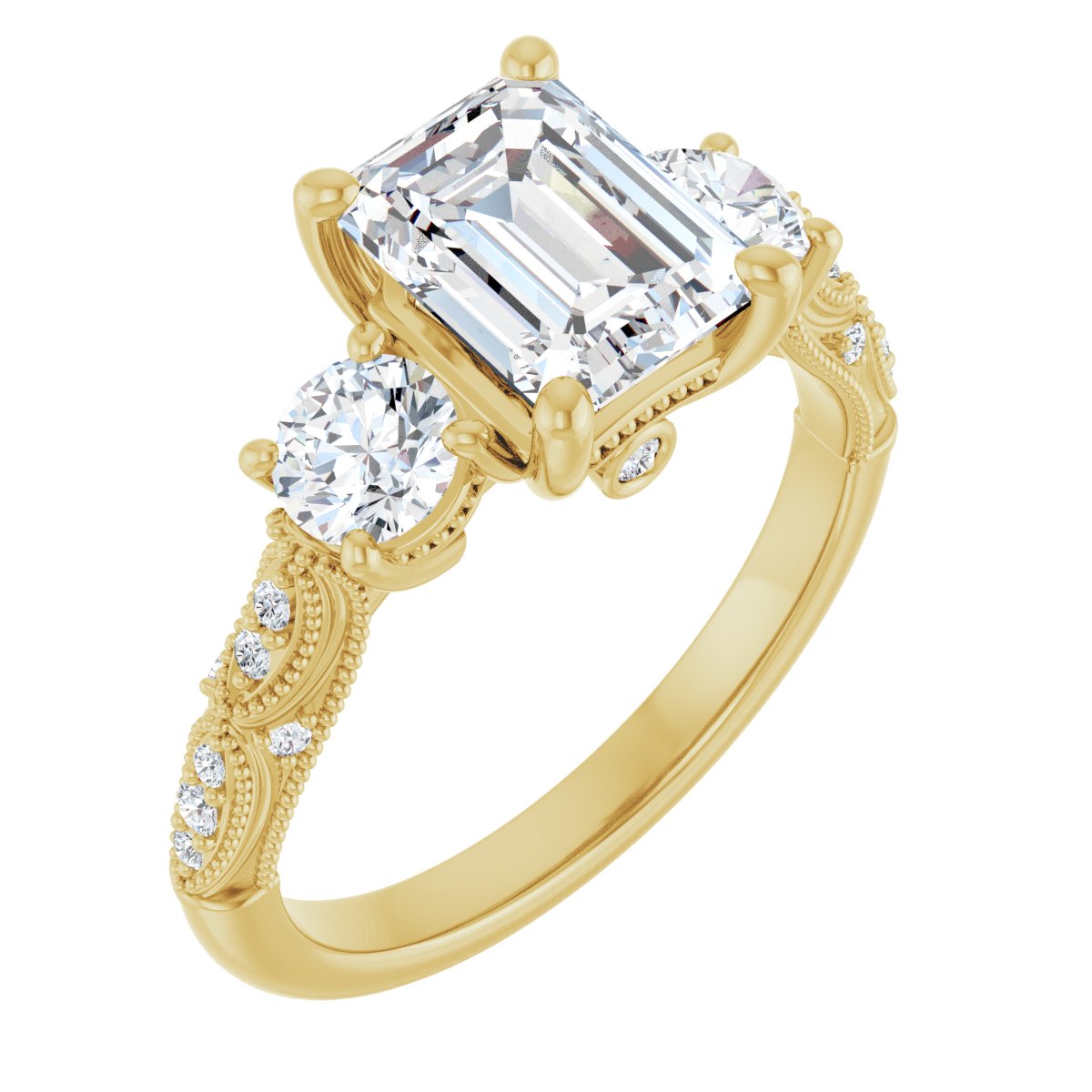 Three-Stone Engagement Ring