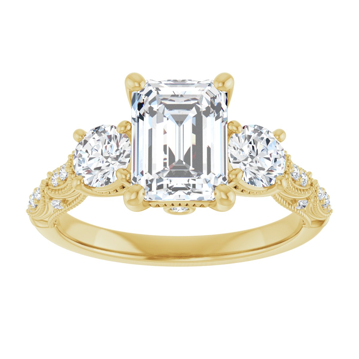 Three-Stone Engagement Ring