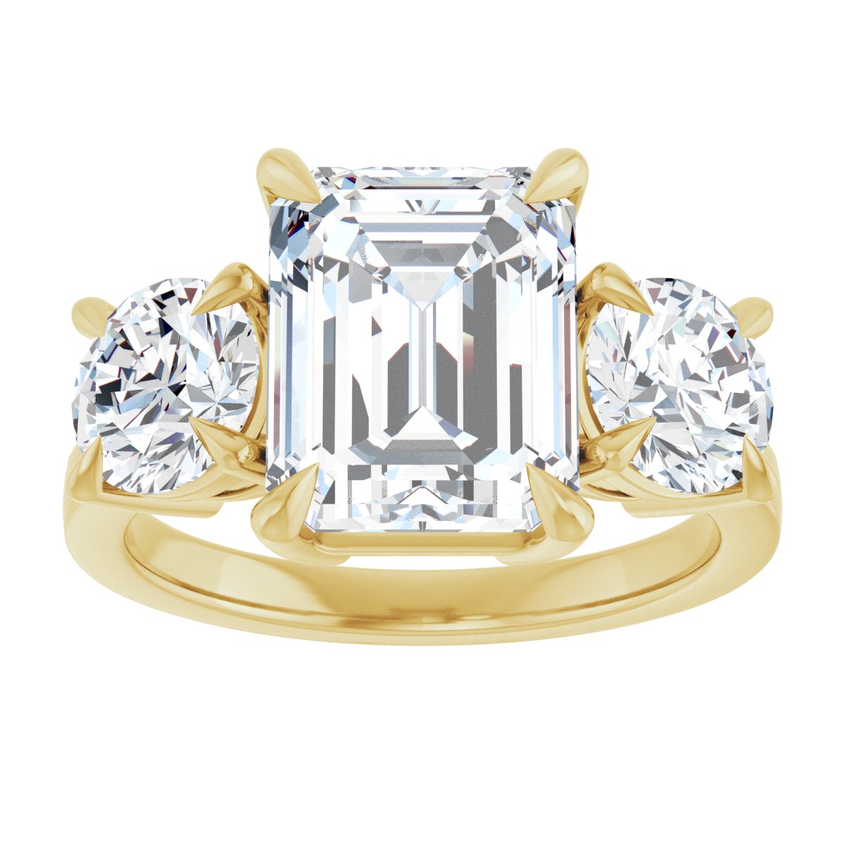 Three-Stone Engagement Ring