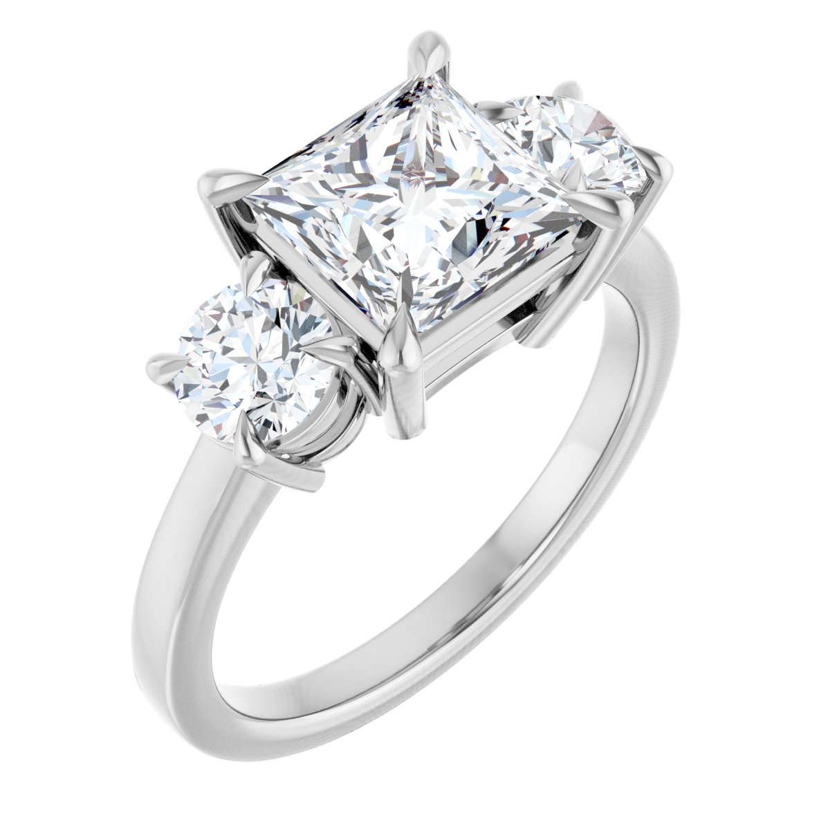 Three-Stone Engagement Ring