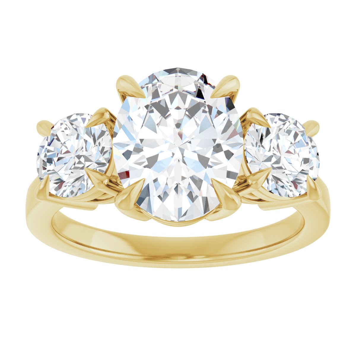 Three-Stone Engagement Ring
